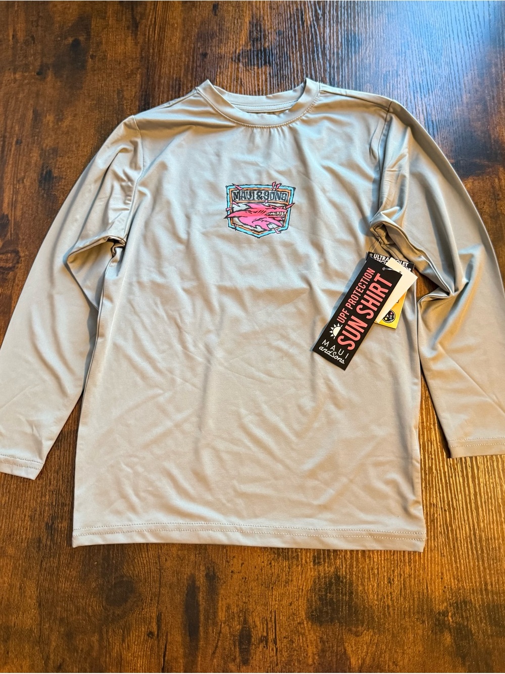Boys Long Sleeve Rash Guard Size XS(4/5)